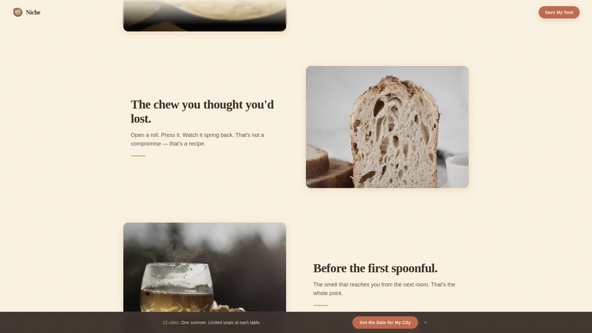 Safe Bites | Free Website Template | Rocket