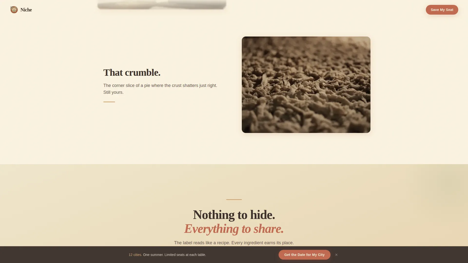 Safe Bites | Free Website Template | Rocket