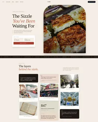 Haute Craft American Food Truck Landing Page Template