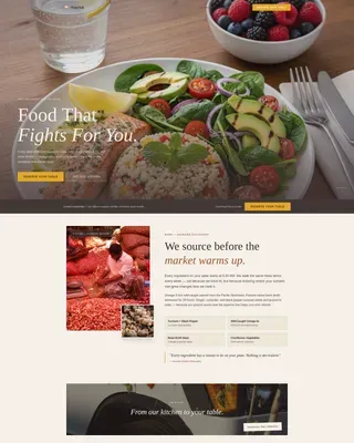 Catering Event Booking | Free Website Template | Rocket