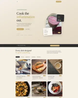 Recipe Blog Monetization | Free Website Template | Rocket