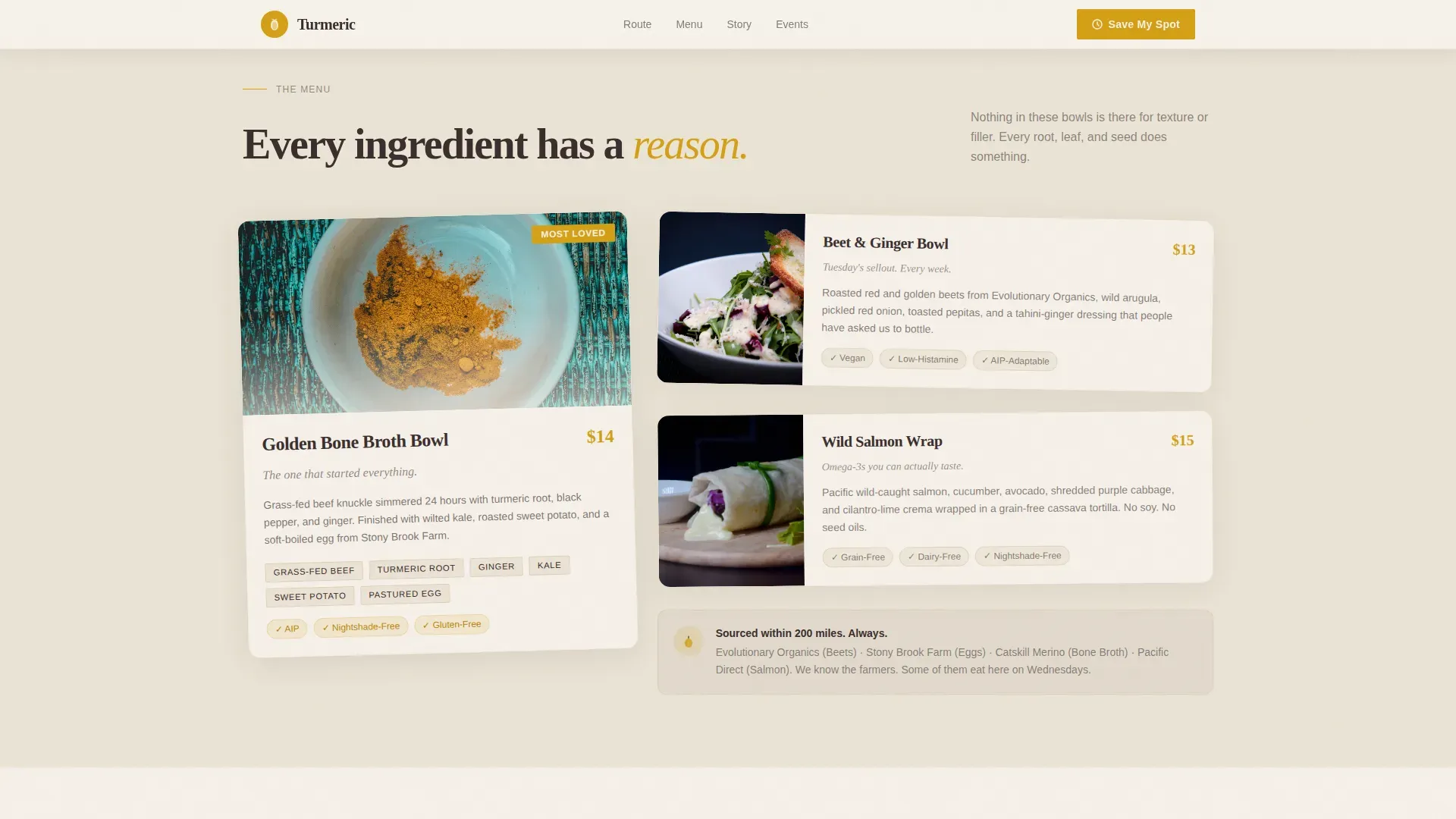 Food Truck Ordering | Free Website Template | Rocket