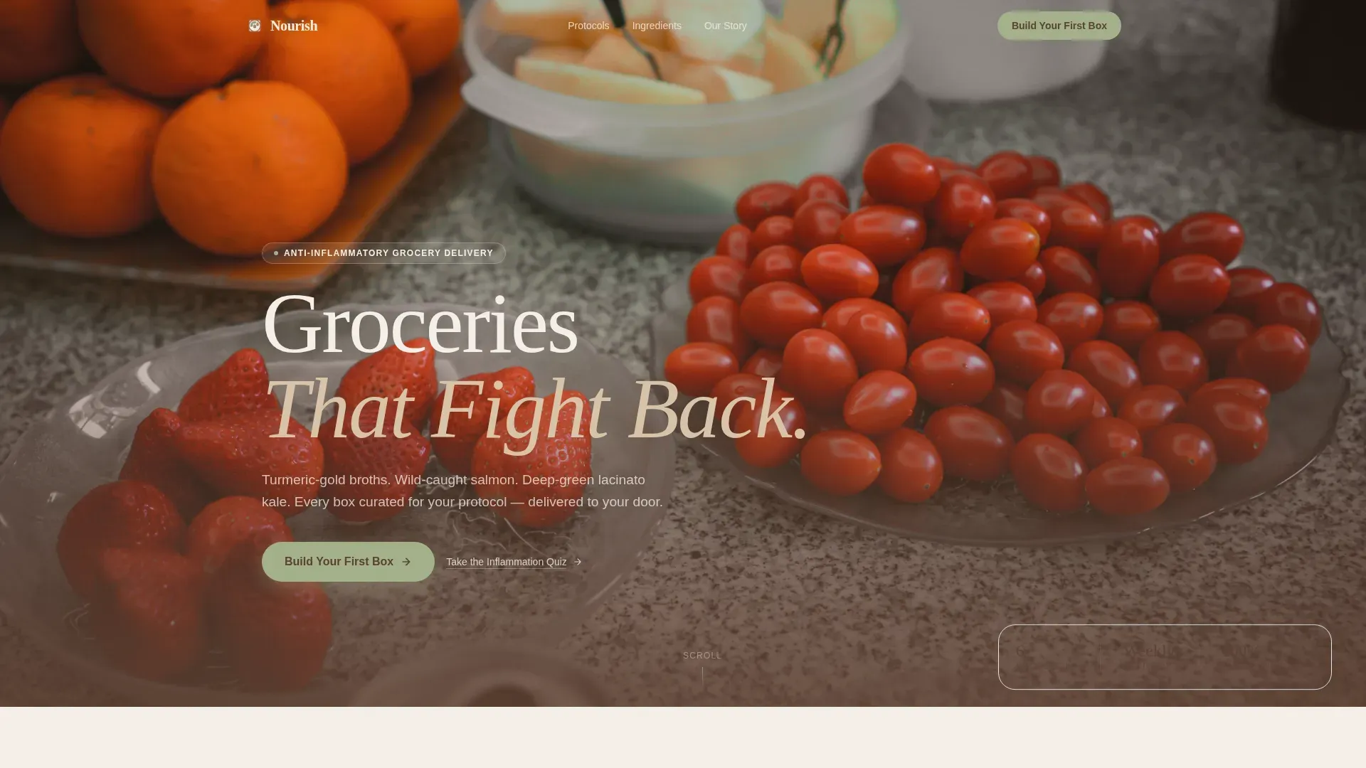 Wholefood Grocery Delivery | Free Website Template | Rocket