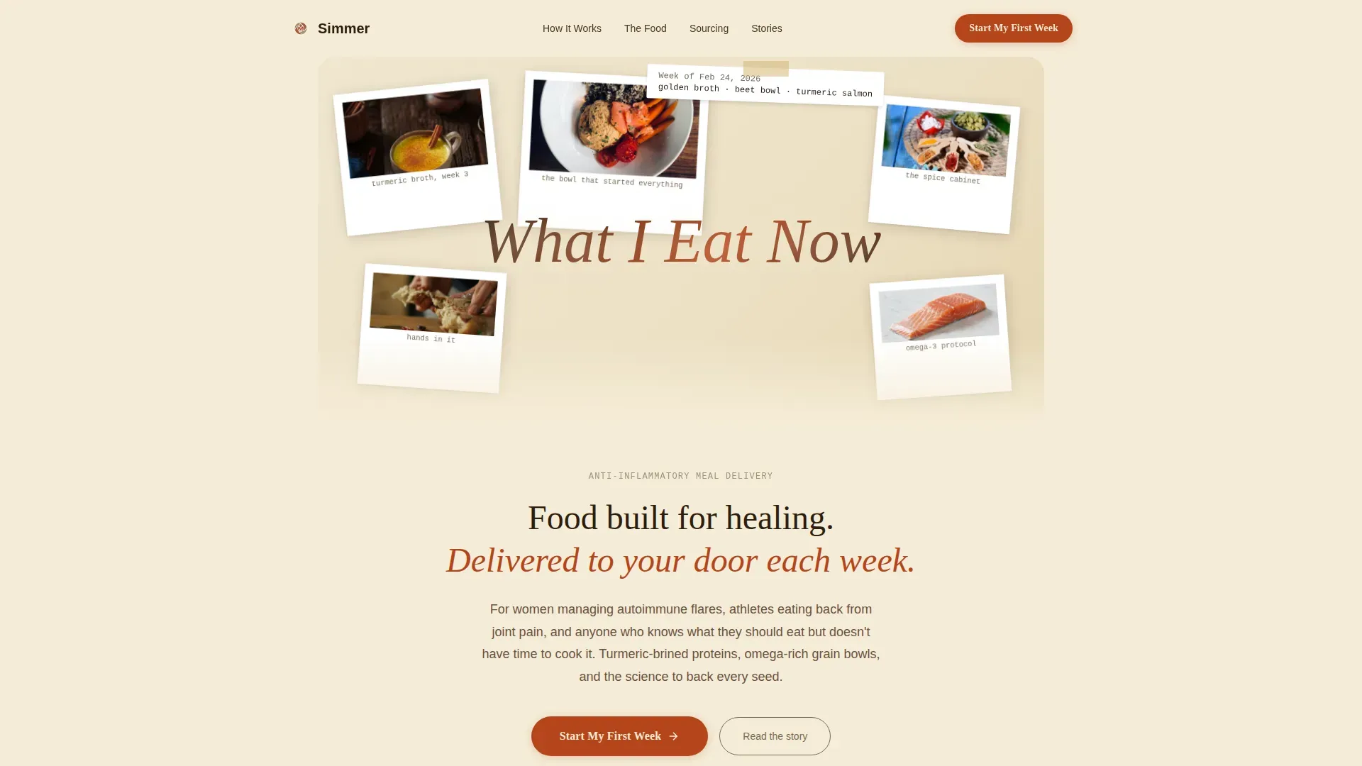 Meal Delivery Booking | Free Website Template | Rocket