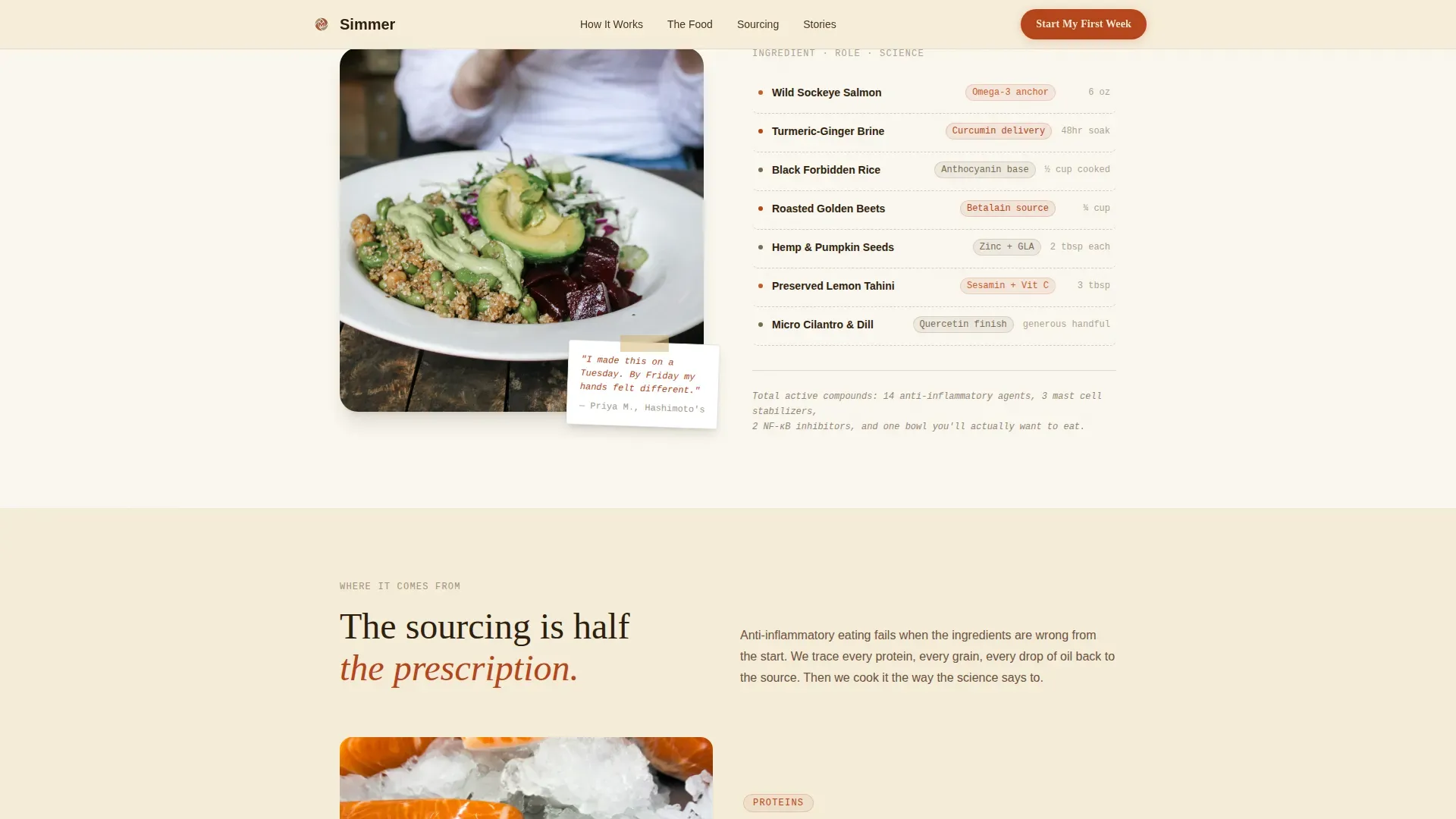 Meal Delivery Booking | Free Website Template | Rocket
