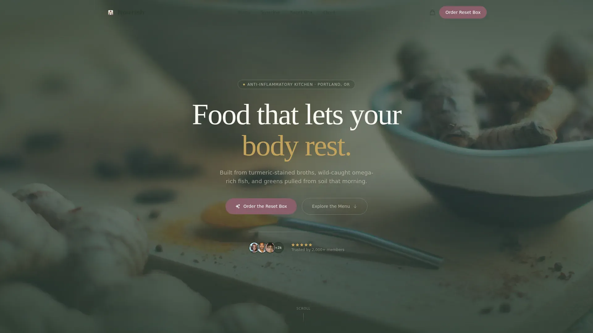 Wholefood Restaurant | Free Website Template | Rocket