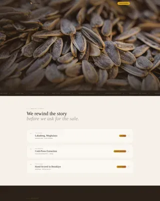 Luxe Anti-Inflammatory Snack Brand | Free Website Template | Rocket