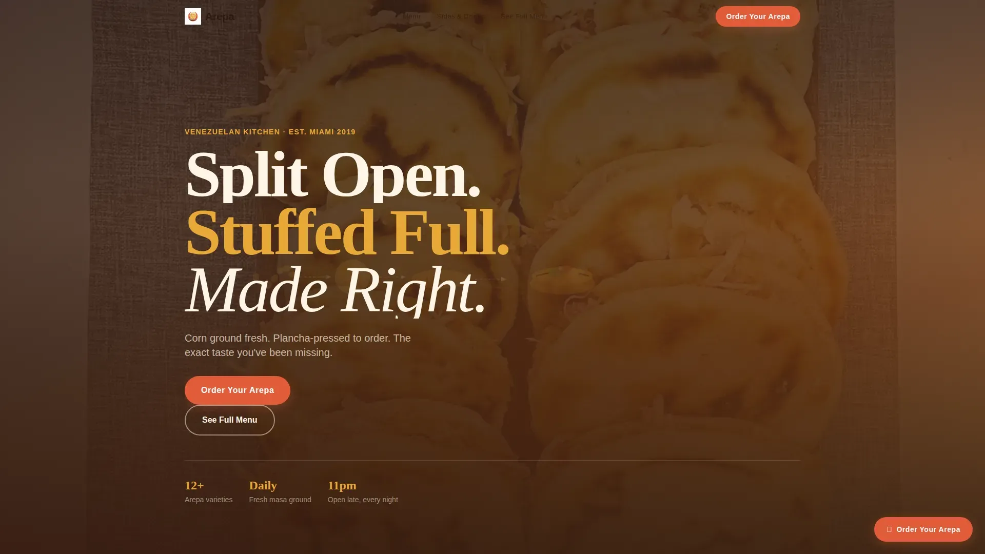 Warm Sunset Gallery | Free Website Template | Rocket