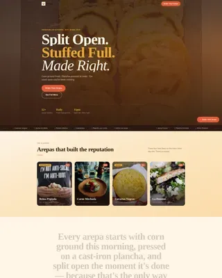 Warm Sunset Gallery | Free Website Template | Rocket
