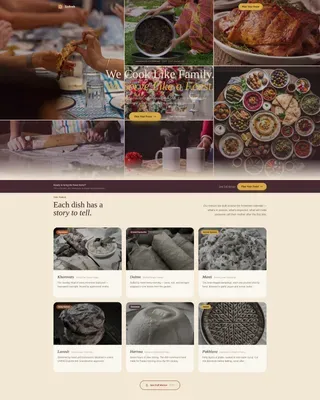 Authentic Armenian Catering | Free Website Template | Rocket