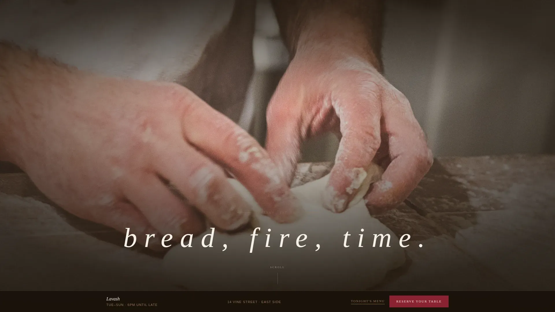 Artisan Armenian Restaurant | Free Website Template | Rocket