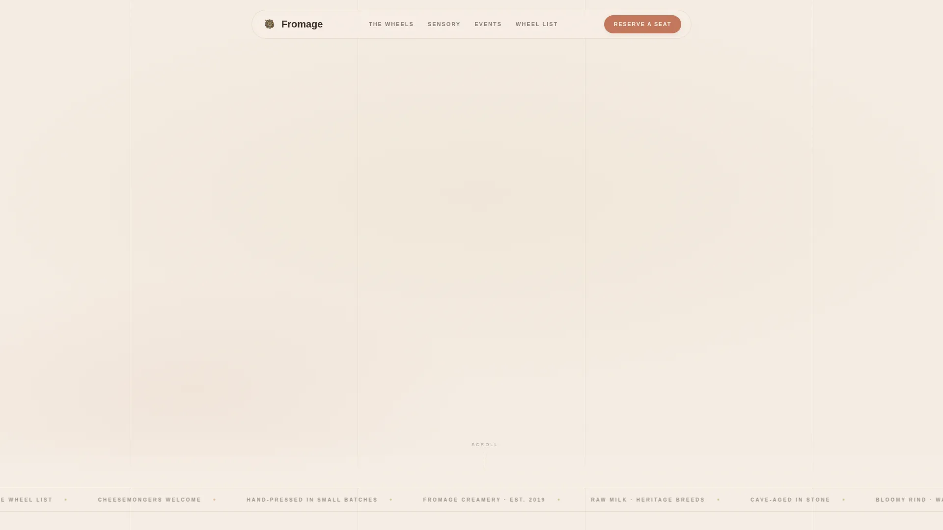 Artisan Cheesemaker Landing Page Template