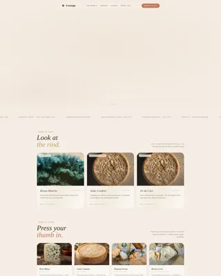 Artisan Cheesemaker Landing Page Template