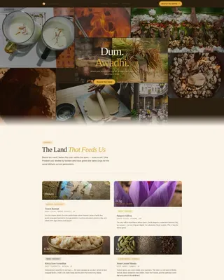 Certified Regional & Specialty Restaurant Appointment Booking Website Template