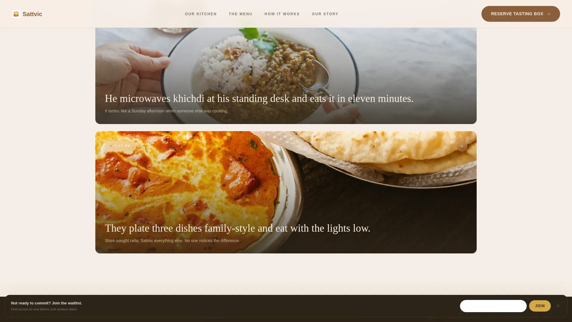 Artisan Ayurvedic Foods | Free Website Template | Rocket