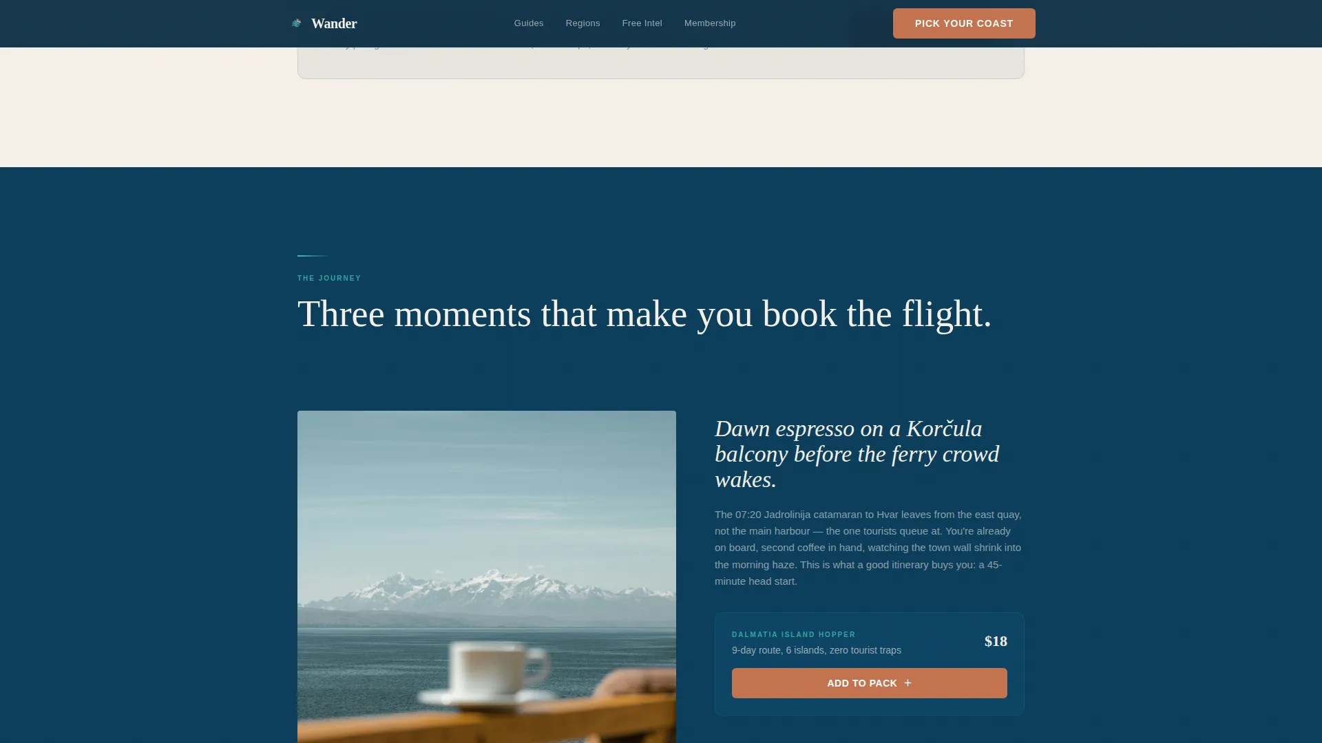 Croatia Travel Blog Website Template