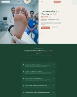 Podiatry & Foot Care Booking Website Template
