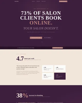 Beauty & Salon Consulting Blog Website Template