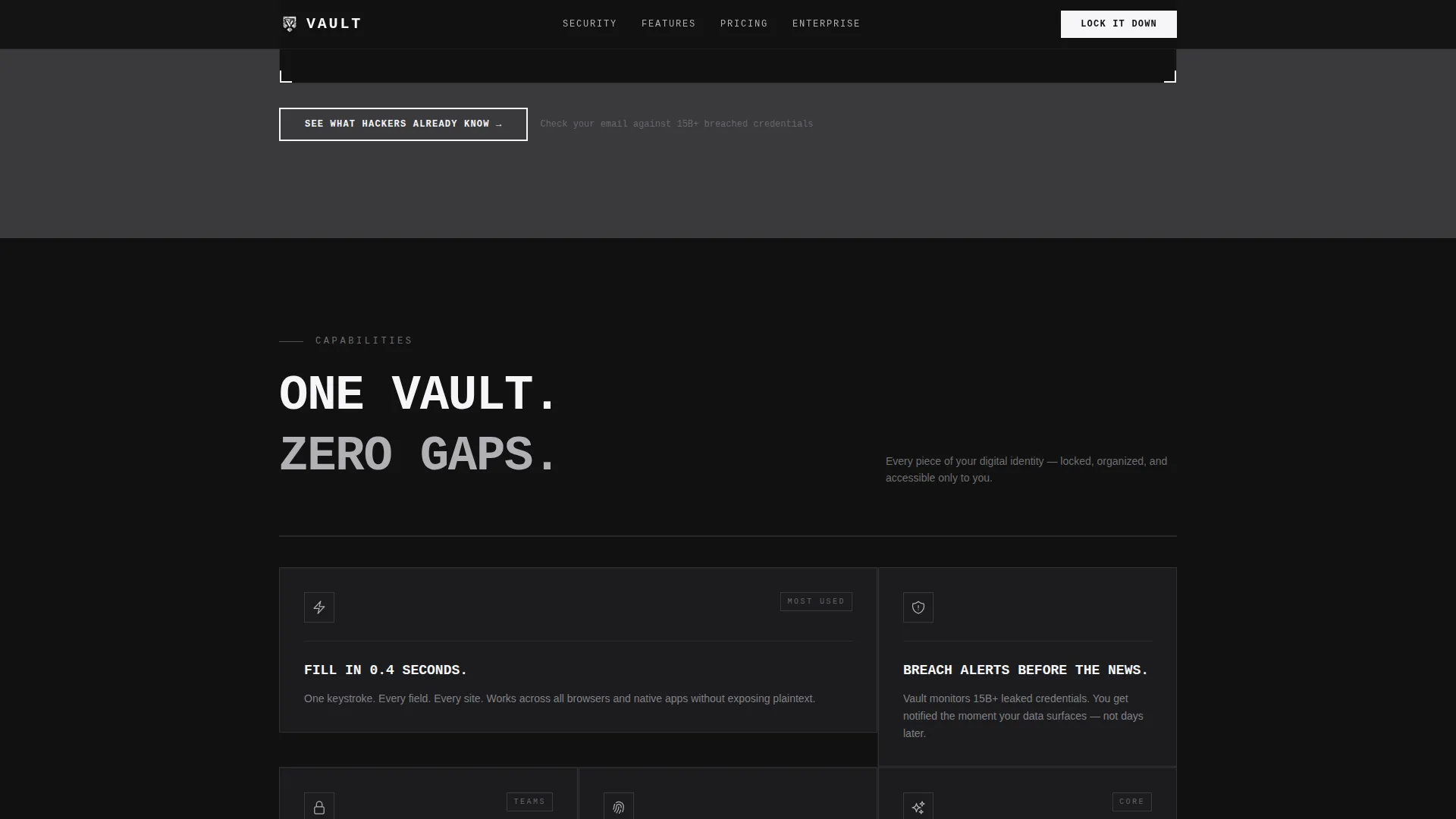 Cybersecurity Professional Website Template