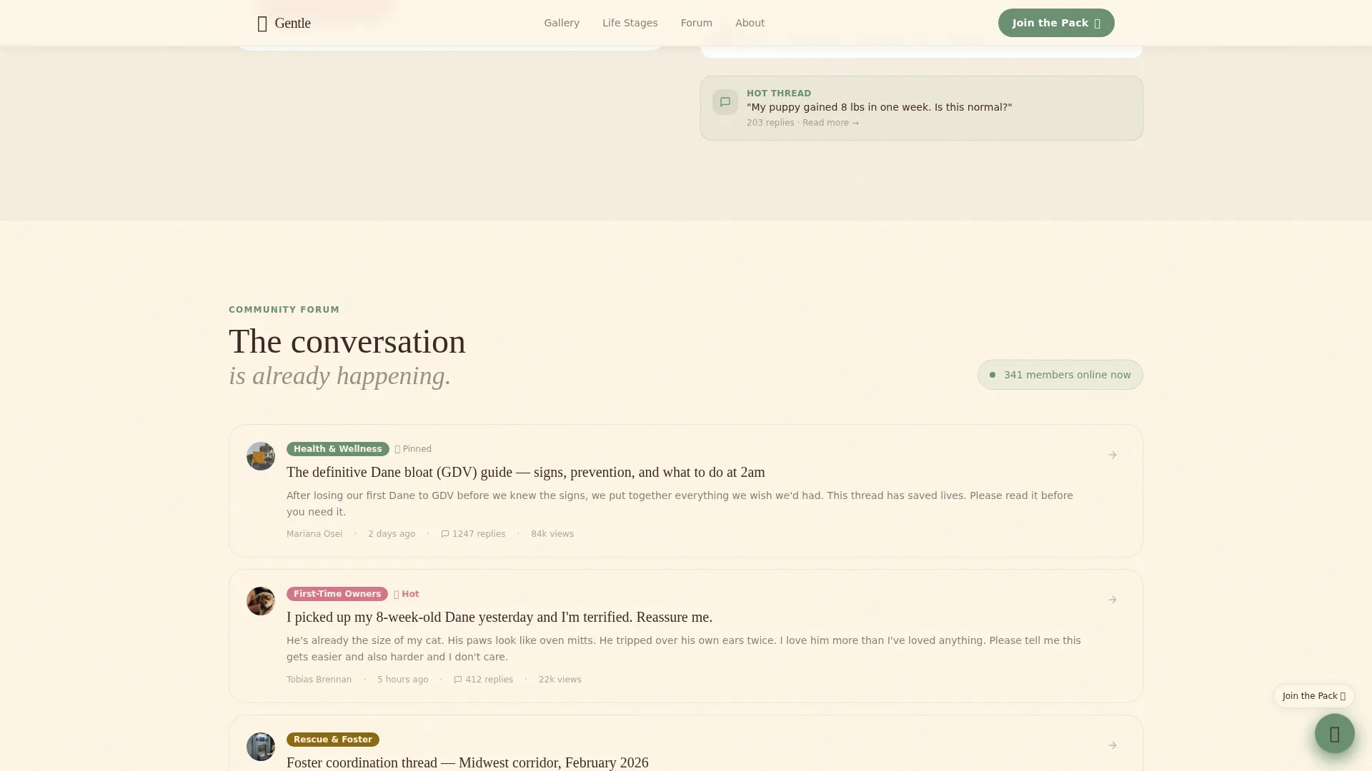 Great Dane Professional Website Template
