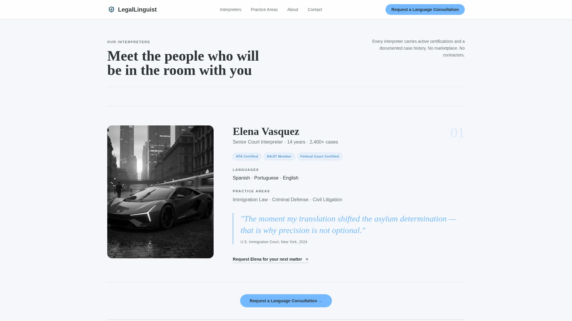 Translator & Interpreter Booking Website Template