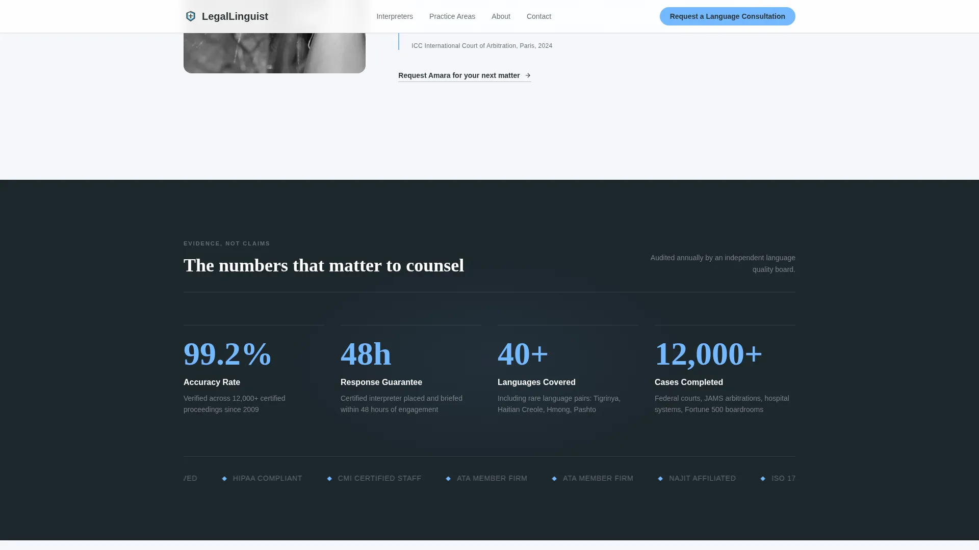 Translator & Interpreter Booking Website Template
