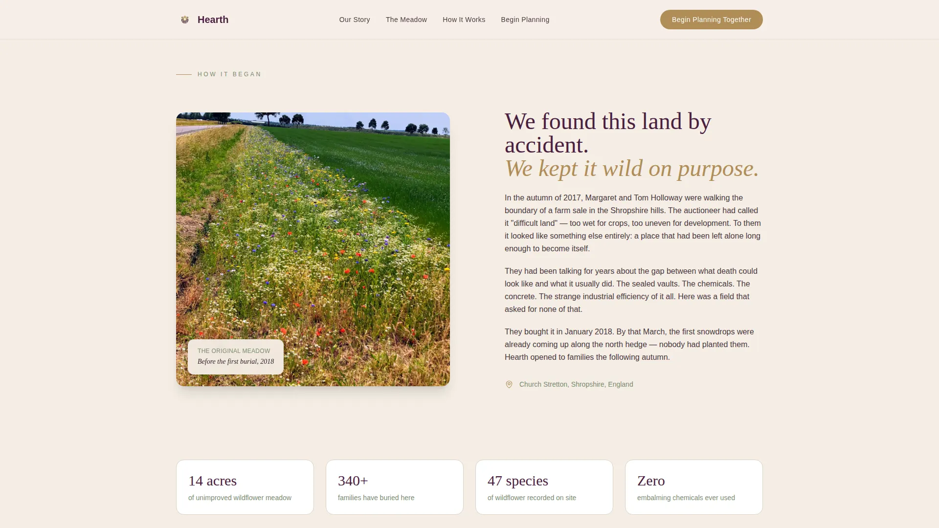 Cemetery & Burial Professional Website Template