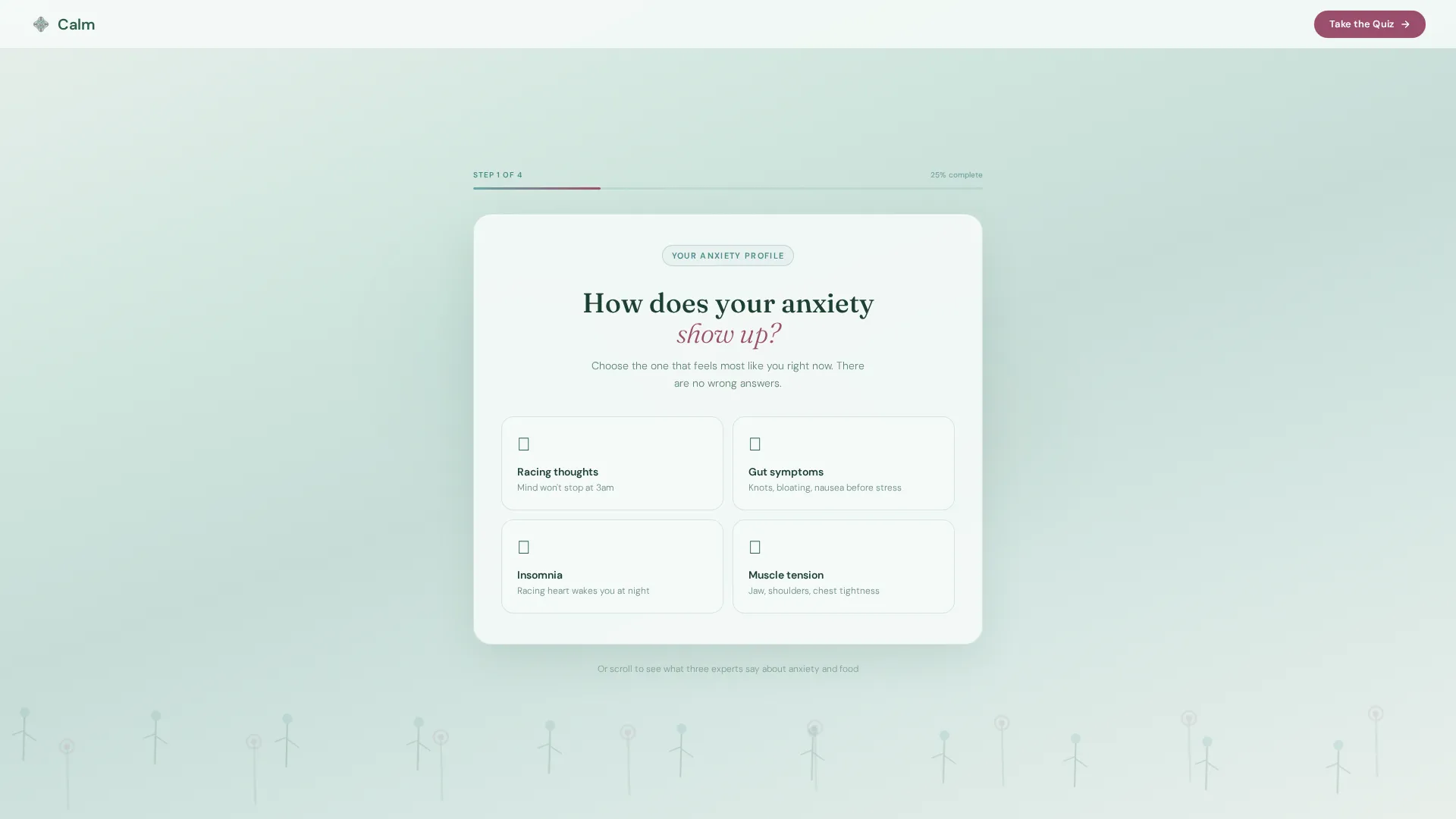 Anxiety Care Professional Website Template