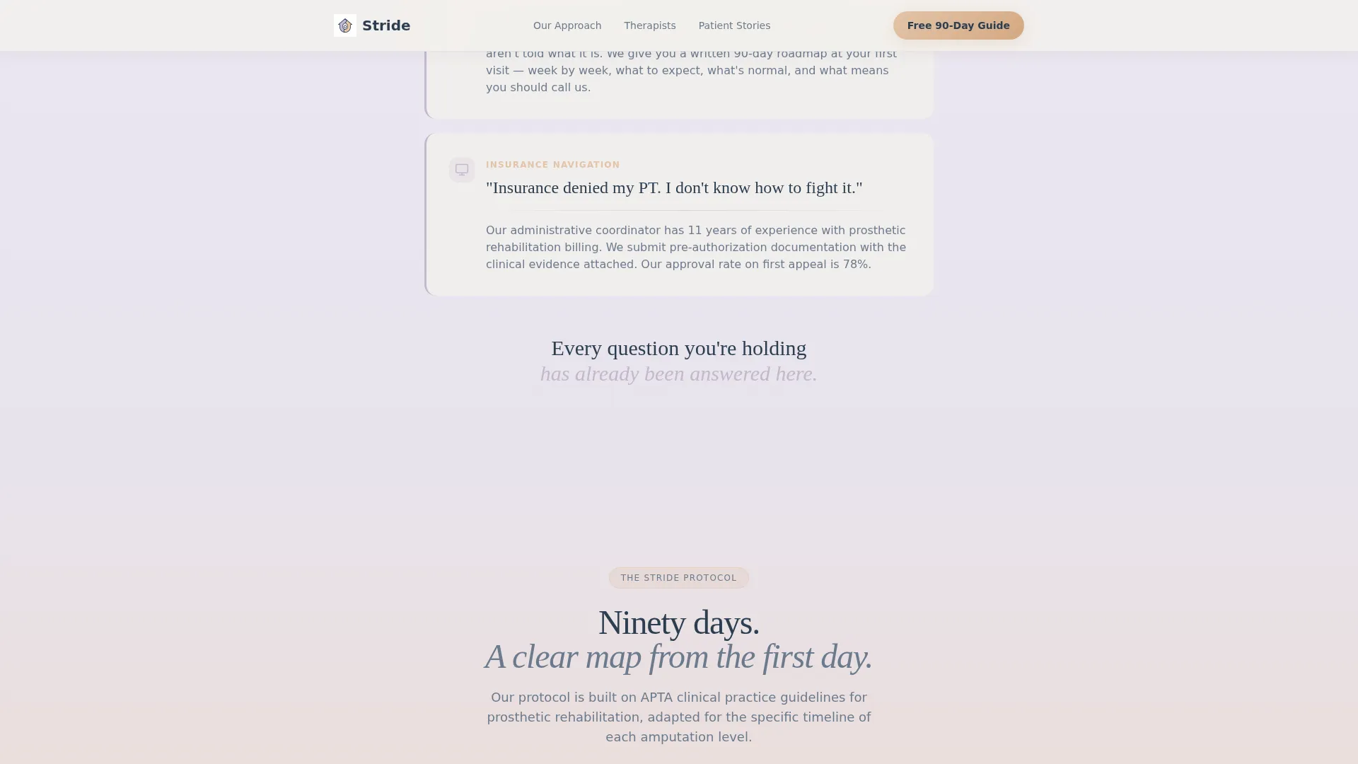 Rehabilitation & Therapy Professional Website Template