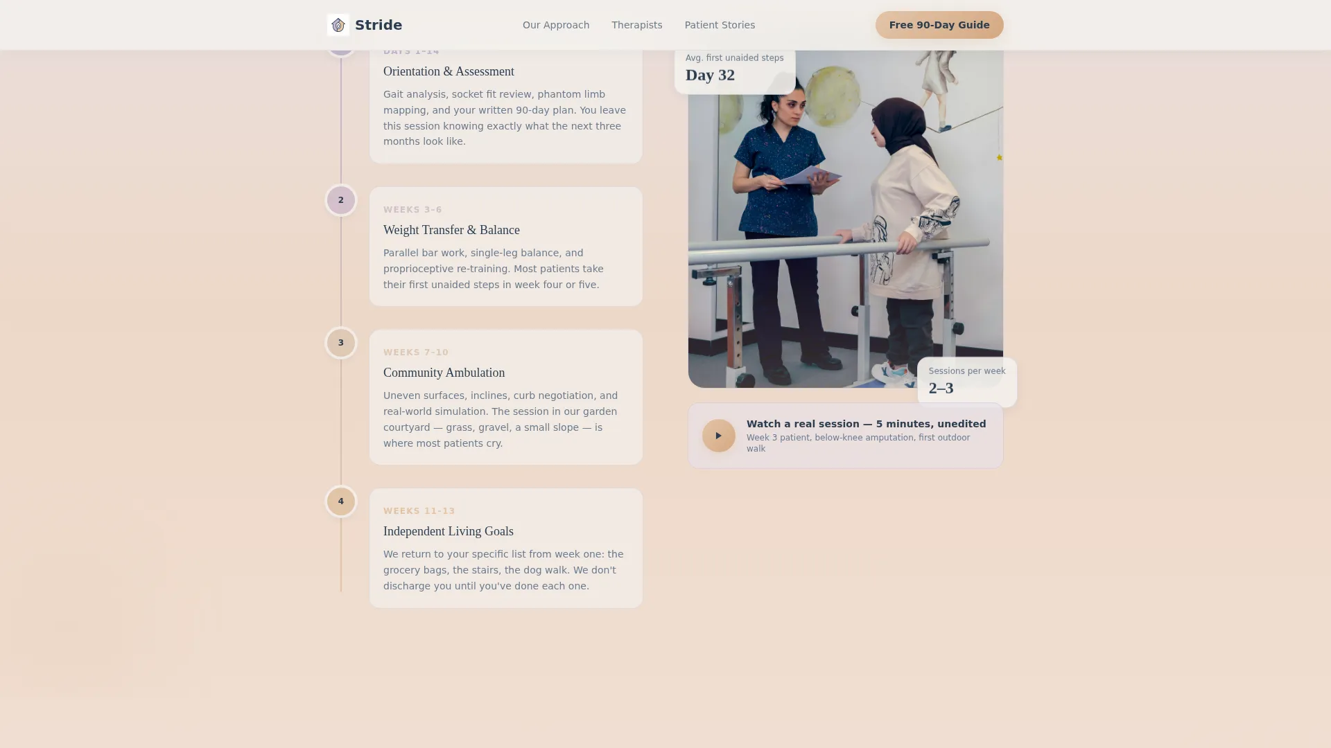 Rehabilitation & Therapy Professional Website Template