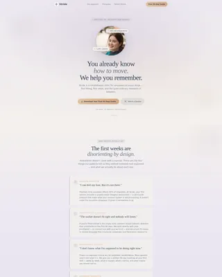 Rehabilitation & Therapy Professional Website Template