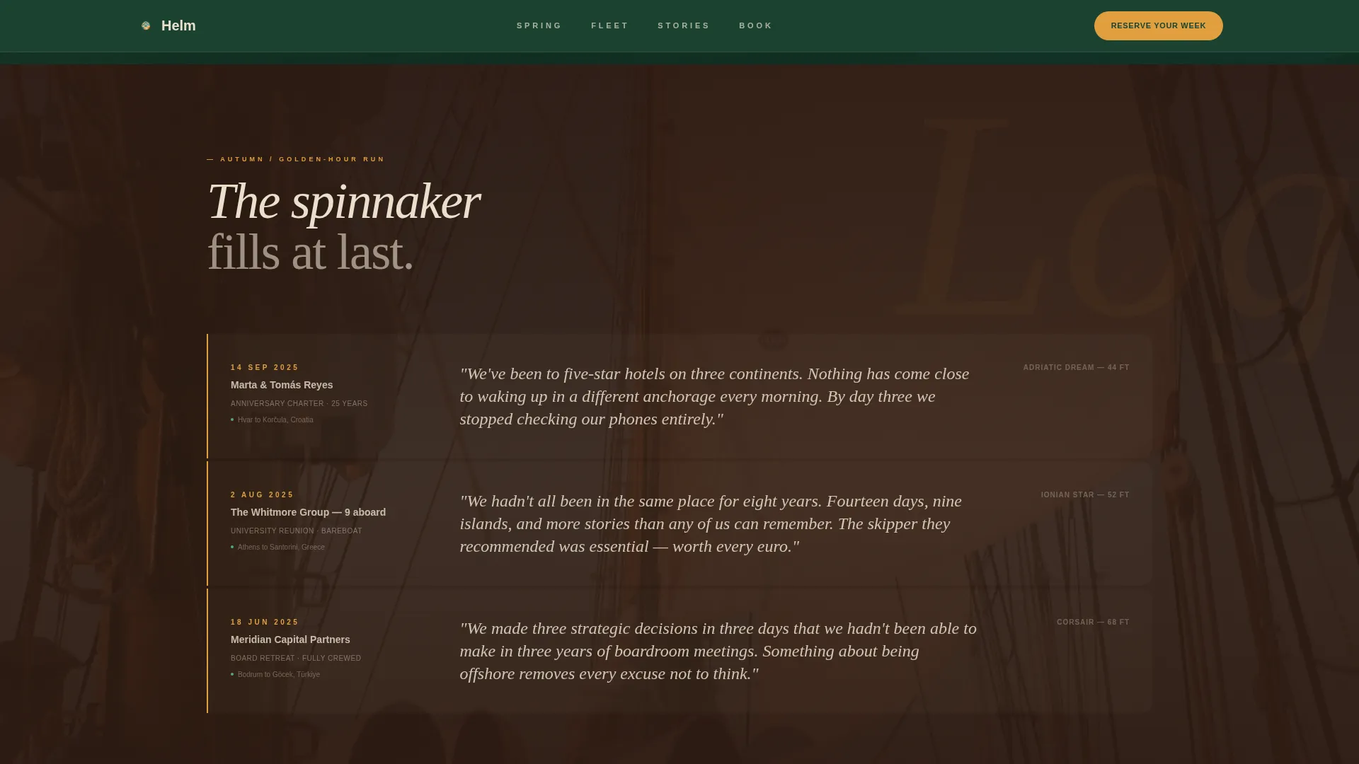 Cruise & Luxury Travel Booking Website Template
