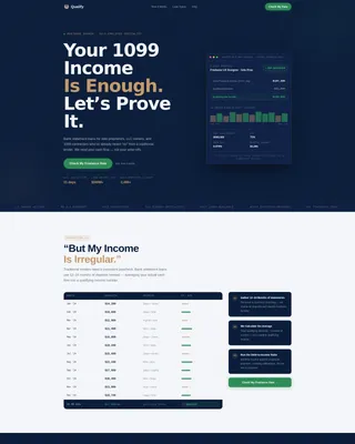 Freelancer Finance FAQ Website Template