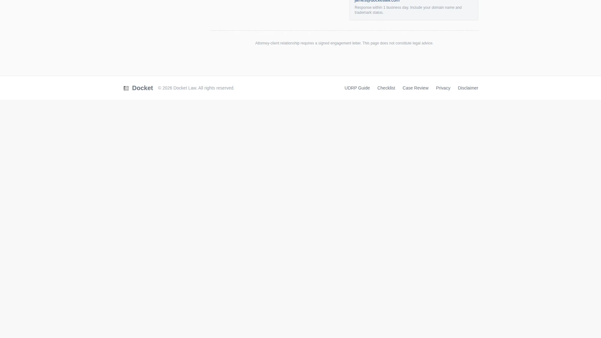 Intellectual Property Booking Website Template