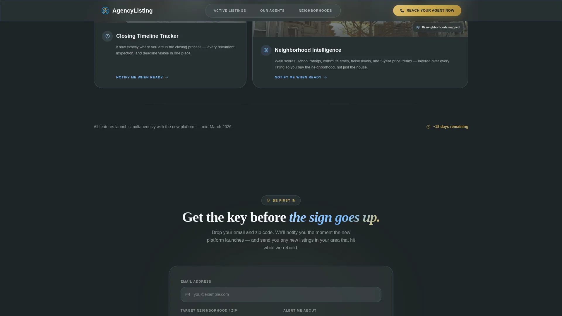 Real Estate Agency Client Progress Dashboard Website Template