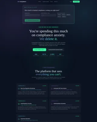 Pharmaceutical Software & SaaS Cost Calculator Website Template