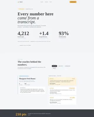 Academic Coaching Reviews Website Template