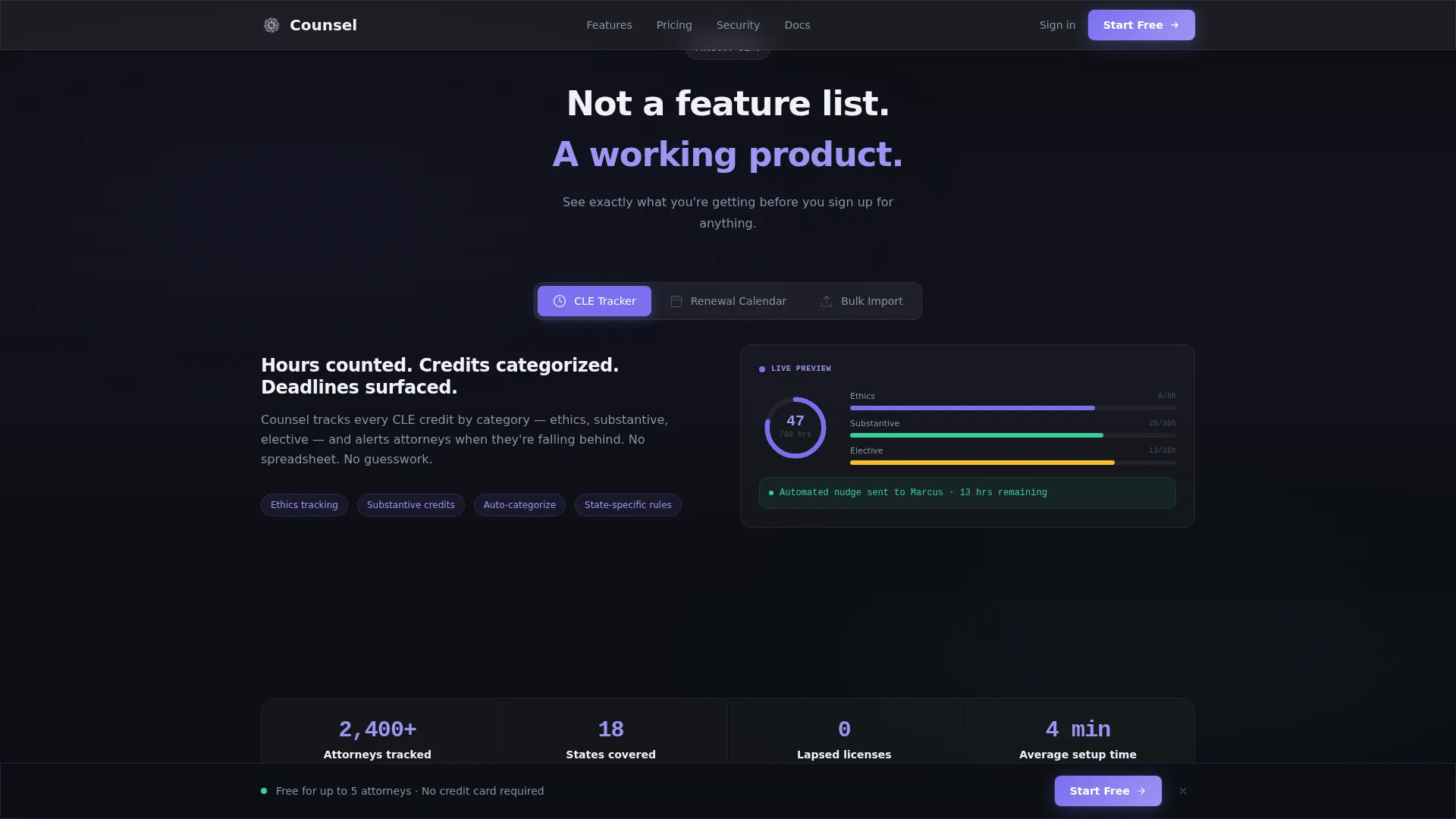Legal Software Privacy Policy Website Template