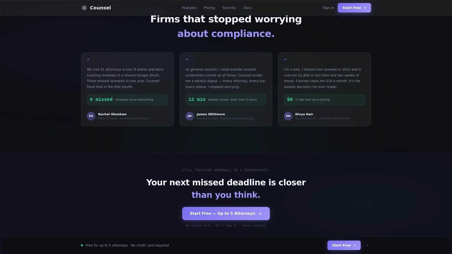 Legal Software Privacy Policy Website Template