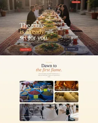 Authentic Azerbaijani Catering | Free Website Template | Rocket
