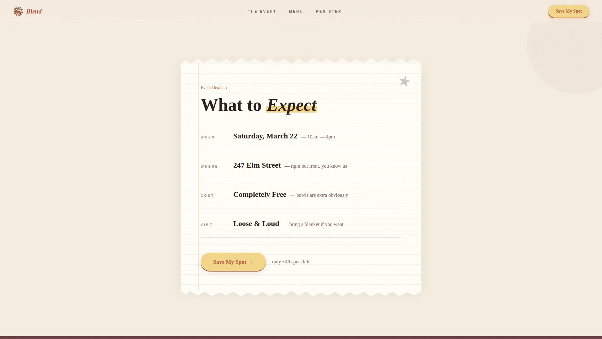 Specialist Regional & Specialty Restaurant Professional Website Template