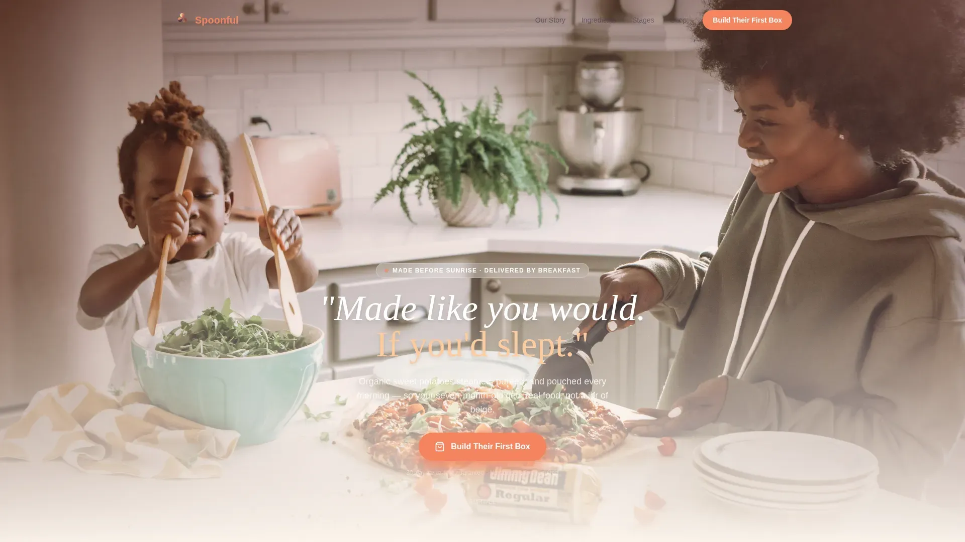 Organic Baby Nutrition | Free Website Template | Rocket