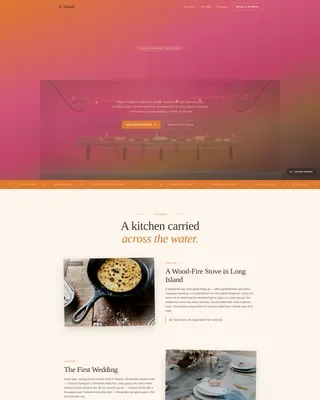 Authentic Island Catering | Free Website Template | Rocket
