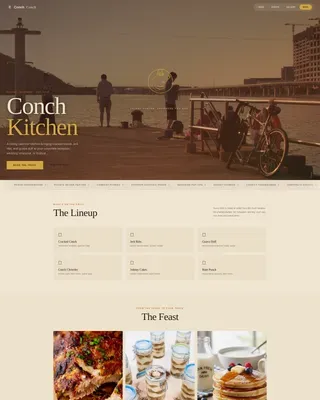 Island Food Truck | Free Website Template | Rocket