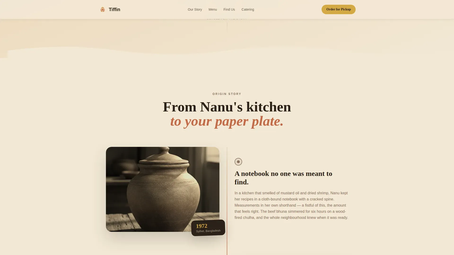 Bangladeshi Food Truck | Free Website Template | Rocket