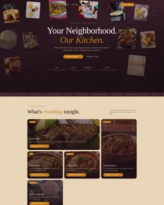 Neighborhood Bengali Restaurant | Free Website Template | Rocket