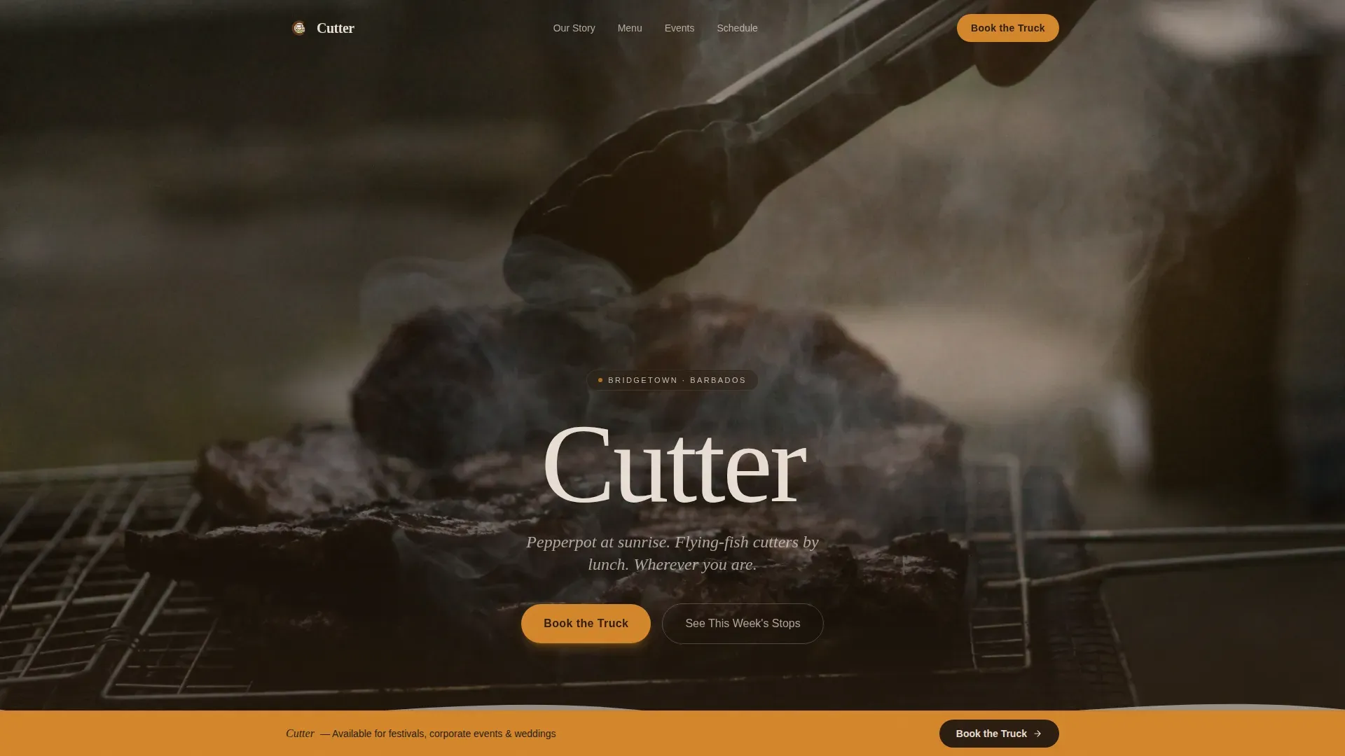 Artisan Caribbean Truck | Free Website Template | Rocket