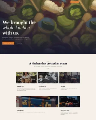 Authentic Belizean Dining | Free Website Template | Rocket