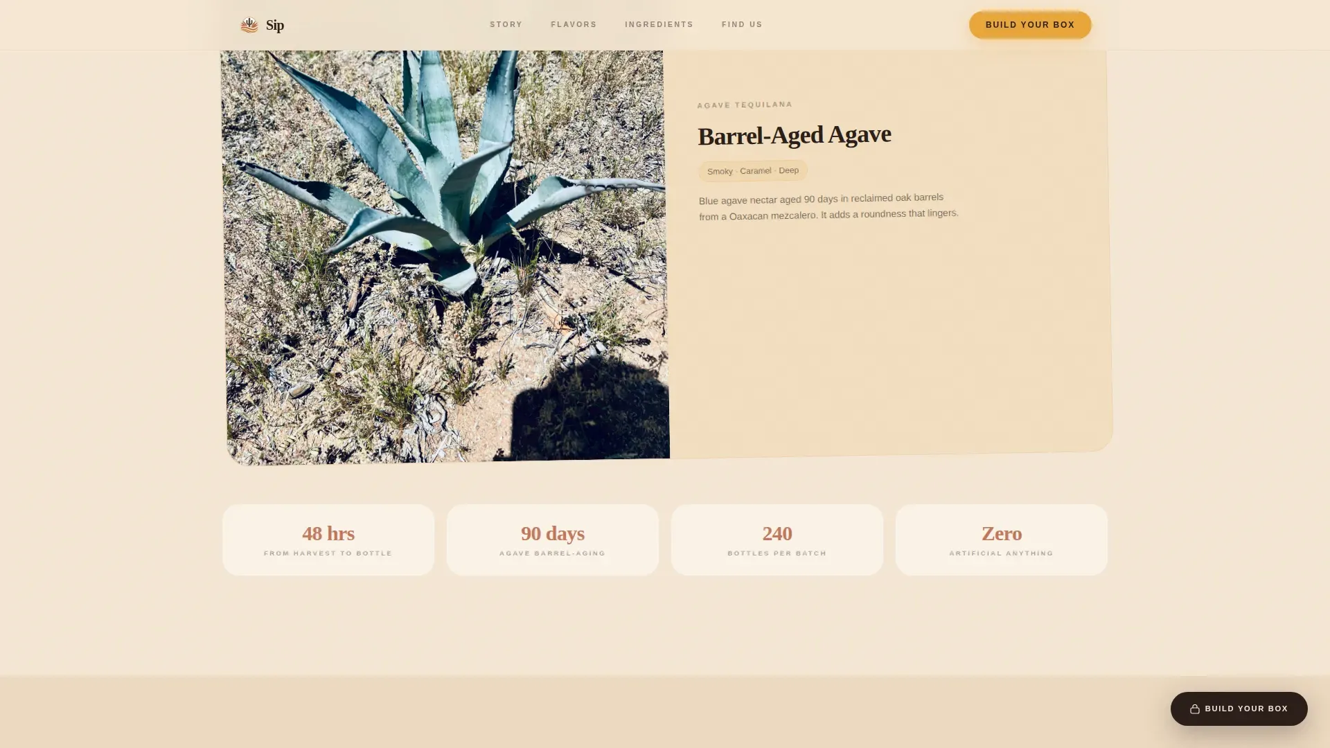 Craft Wellness Tonic Landing Page Template