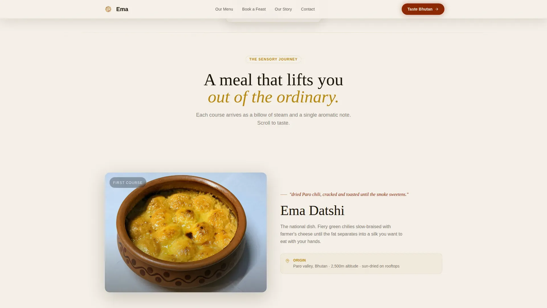 Expert Cultural Catering | Free Website Template | Rocket